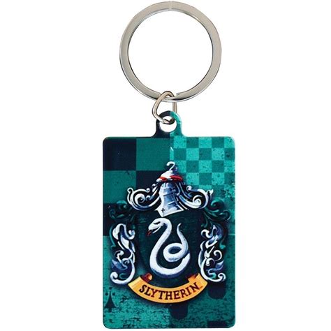Harry Potter Slytherin Metal Keychain EBay