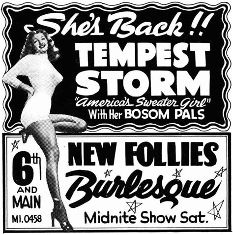 Burleskateer Tempest Storm Tempest Burlesque