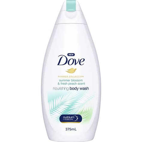 Dove Body Wash Summer Collection Summer Blossom And Fresh Peach 375ml