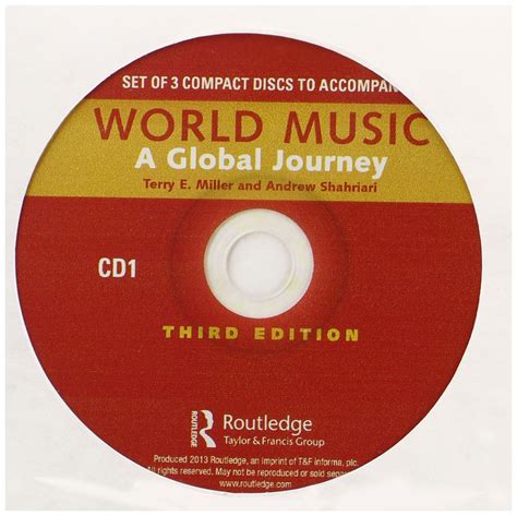 World Music A Global Journey Audio Cd Only