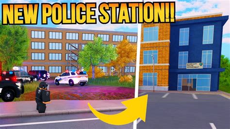 New Erlc Police Station Liberty County Roblox Youtube