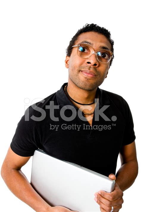 Guy With Funny Glasses Stock Photos