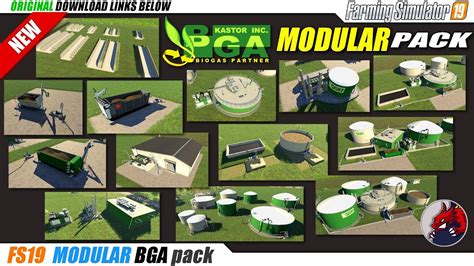 Fs19 Modular Bga Pack V100 Review Youtube