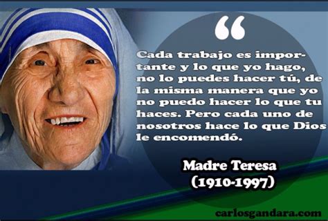 Madre Teresa De Calcuta Madre Teresa Frases Celebres Madre