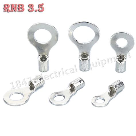 New Pcs Rnb Non Insulated Ring Terminal Electrical Wire Crimp Naked Connector Rnb In