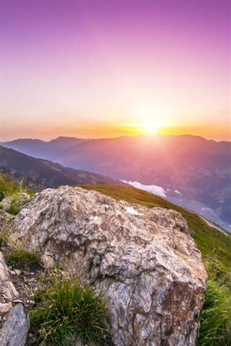 Wallpaper Sunrise Alps Mountains Italy Nature 4032