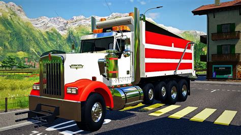 Kenworth W Dump Truck Pack V Truck Farming Simulator Mod