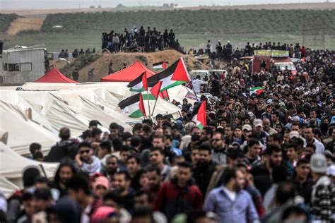 Gaza Refugees Call For Right Of Return In Mass Protests Israeli