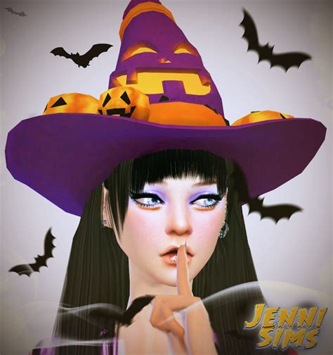 Sims 4 Ccs The Best Halloween Hats By Jennisims The Sims Sims Cc