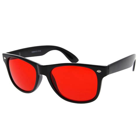 Red Lens Glasses Sunglasses Classic Men Womens Vampire Black Classic Retro Tint Ebay