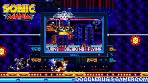 Doodlebugs Sonic Mania Gameplay Studiopolis Zone Shattered Youtube