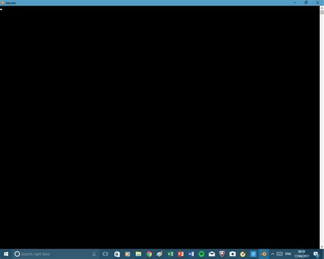 Windows Startup Black Screen Blender Stack Exchange