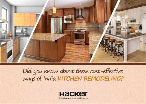 Learn About These Cost Effective Ways Of India Kitchen Remodeling