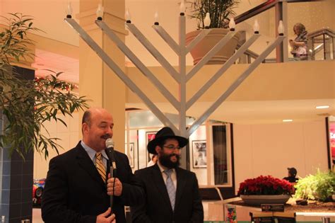 Chabad Jewish Center Marks Start Of Chanukah At Deptford Mall