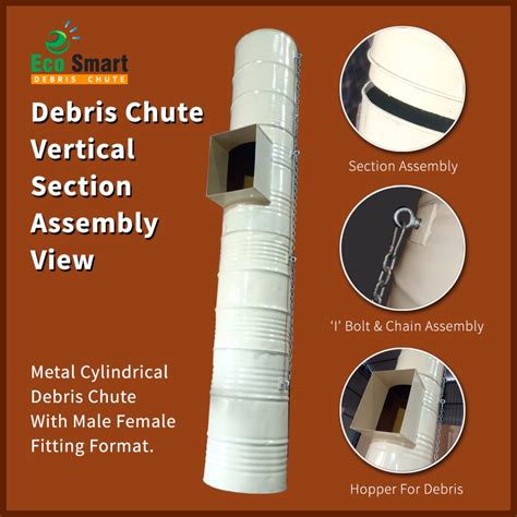 Mild Steel Debris Chute Construction Waste Collection System At Best