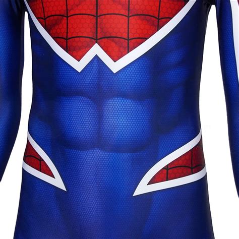 spiderman punk rock jumpsuit the spider punk suit hobart brown cosplay costume