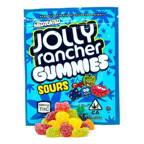 Medicated Jolly Rancher Gummies 600 Mg Thc