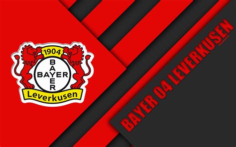 Last and next matches, top scores, best players, under/over stats, handicap etc. Download wallpapers Bayer 04 Leverkusen, FC, 4k, material design, black and red abstraction ...