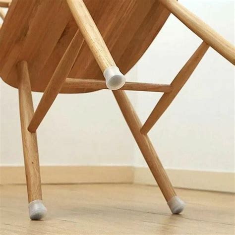 protections de pieds de chaise en silicone antidérapantes pour pieds de table ronde carrée ou