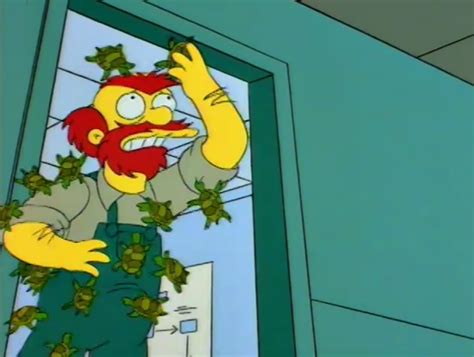 the simpsons groundskeeper willie 1 if i don t save the wee turtles who will yah save