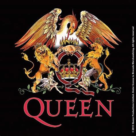 Queen Classic Crest Band Logo New Official 95cm X 95cm Single Cork