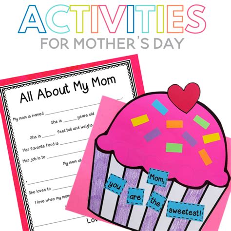 The Sweetest Printable Mothers Day Activities Sarah Chesworth