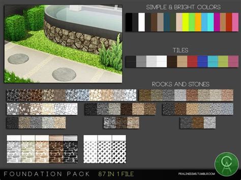 Foundation Pack Build Cc Finds Sims 4 The Sims 4