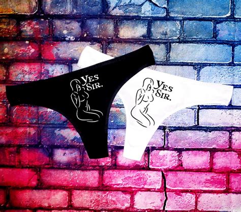 submissive yes sir bdsm bad girl master naughty slut gothic sexy thong panties lingerie
