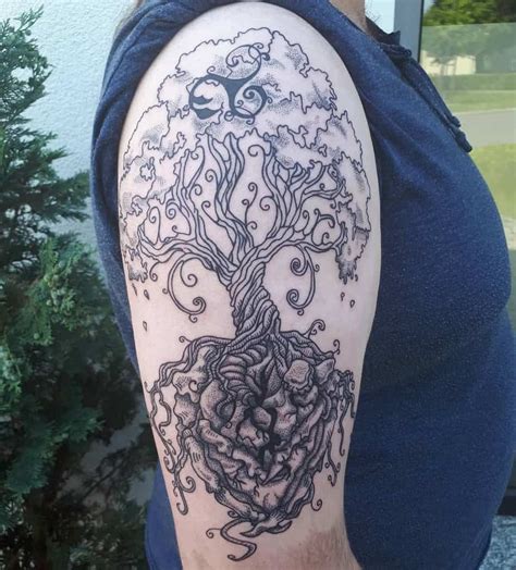 Top 50 Best Yggdrasil Tattoo Ideas 2022 Inspiration Guide Norse
