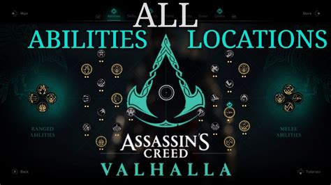 Assassins Creed Valhalla All Abilities And Locations Ac Valhalla All Abilities Valhalla