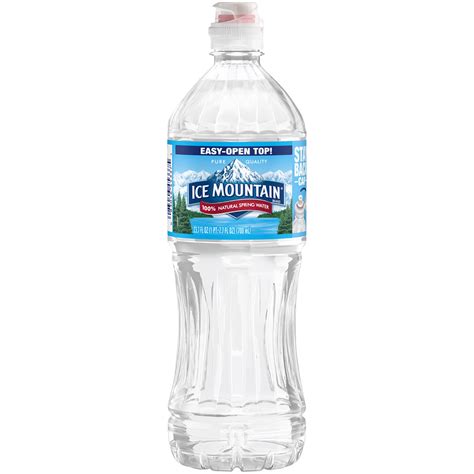 Ice Mountain Brand 100 Natural Spring Water 237 Ounce Plastic Bottle