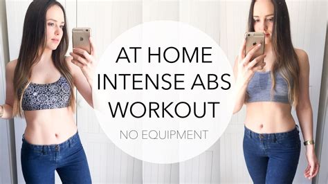 Intense Abs Workout Routine 10 Mins Flat Stomach Exercise At Home