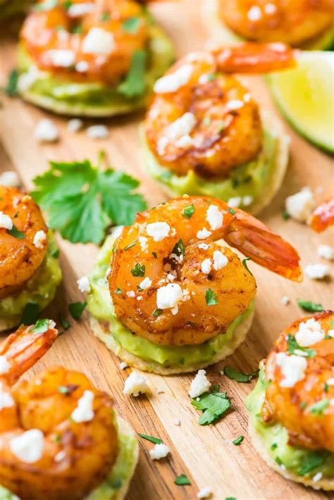 Spicy Guacamole Shrimp Bites Fast Easy And So Addictive The Perfect