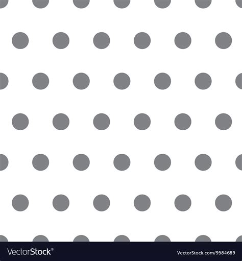 Seamless Polka Dot Pattern Background Royalty Free Vector