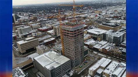 High Rise Building In Downtown Fargo Reaches Full Height