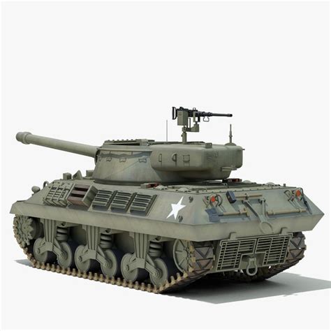 Ww2 M36 Jackson Tank Destroyer 3d Model