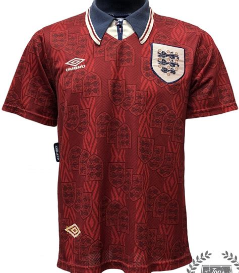 Genuine nike shirts as worn by kane, ali, walker & company. England Away football shirt 1993 - 1995.