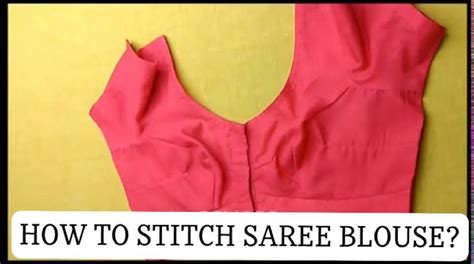 how to stitch saree blouse updated 2023