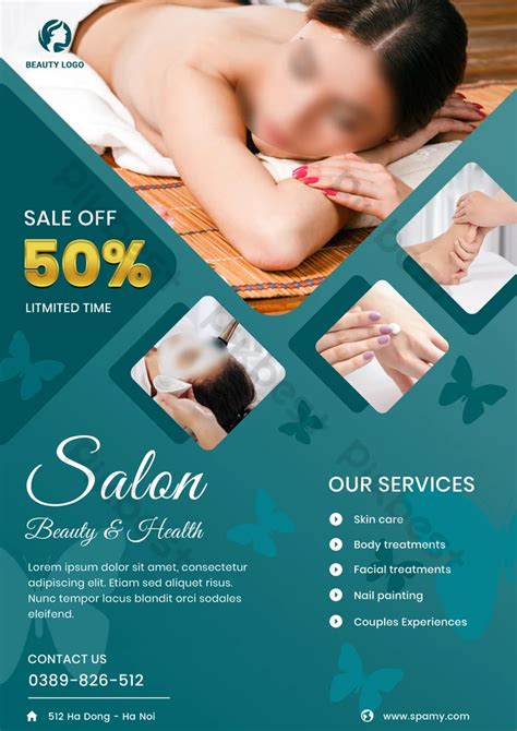 Beauty Spa Salon Flyer Poster Design Template Psd Free Download Pikbest