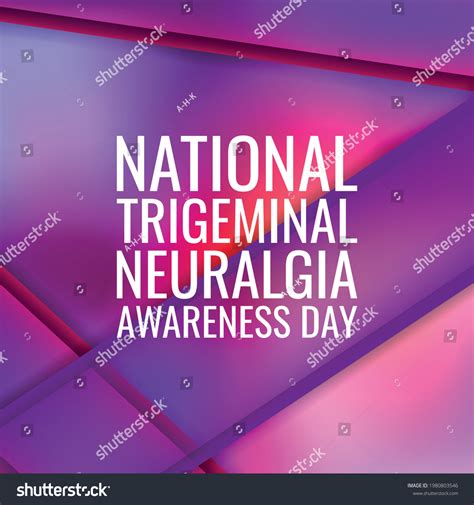National Trigeminal Neuralgia Awareness Day Royalty Free Stock