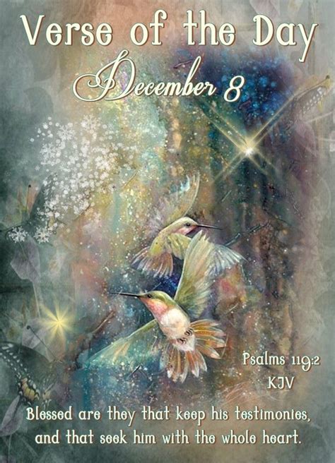 Fr3694 December8 2020 Psalms119v2 Kjv Daily Bible Verse December