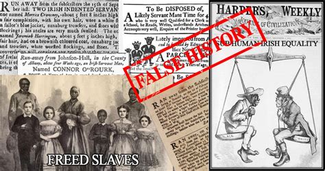 The War On Irish History Irish Slavery False History