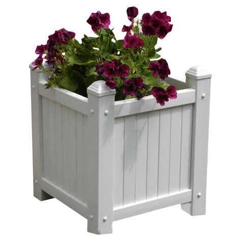The most common black square planter material is fabric. Dura-Trel Inc. Square Planter Box & Reviews | Wayfair