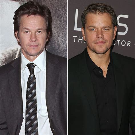 In 2006, both he and mark wahlberg starred in the departed. Mark Wahlberg and Matt Damon | Matt damon, Mark wahlberg ...