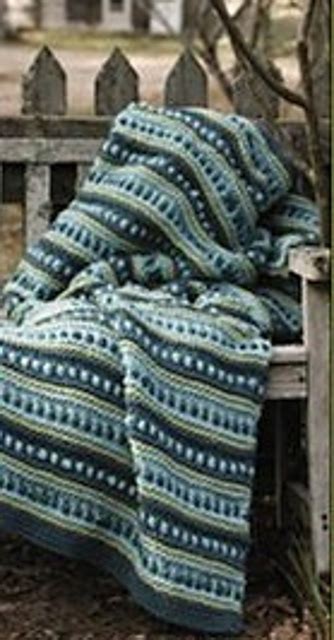 Ravelry Textured Stripes Afghan Pattern By Melissa Leapman