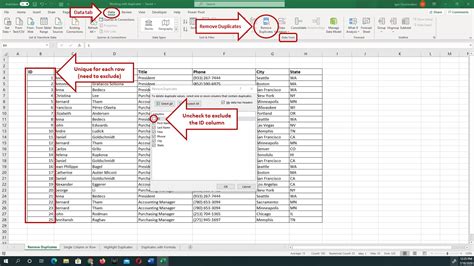 Make Excel Display Or Eliminate Duplicates