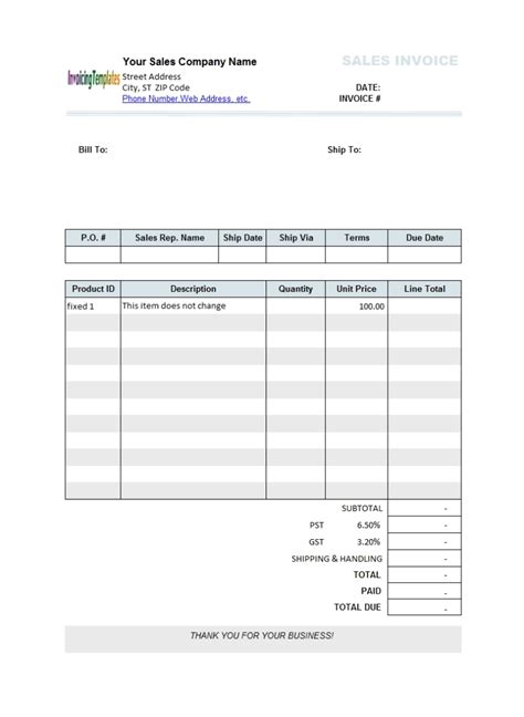 Create An Invoice For Free Invoice Template Ideas