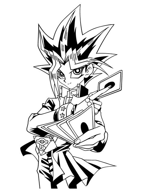 Coloring Page Yu Gi Oh Coloring Pages 11