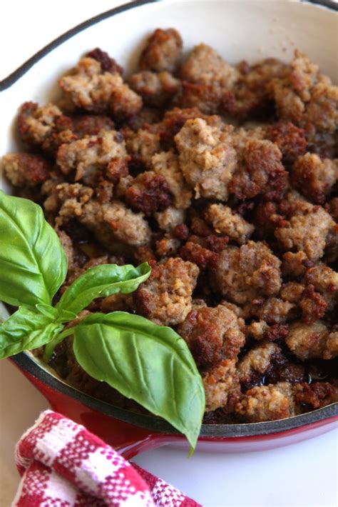 It can be served on platter with sliced cheese and crackers, or just homemade breakfast sausage made with ground pork and seasonings. Homemade Italian Sausage - The Fed Up Foodie