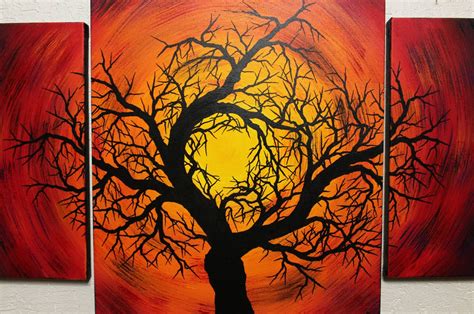 50 Beautiful Tree Painting Ideas For Inspiration